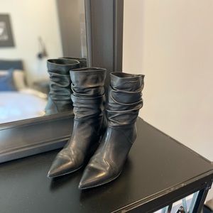 Stuart Weitzman black booties